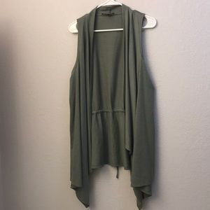 Army green kimono